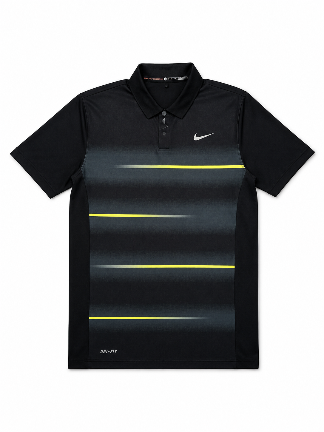 Nike Tiger Woods Golf Polo Shirt Schwarz/Grün | M