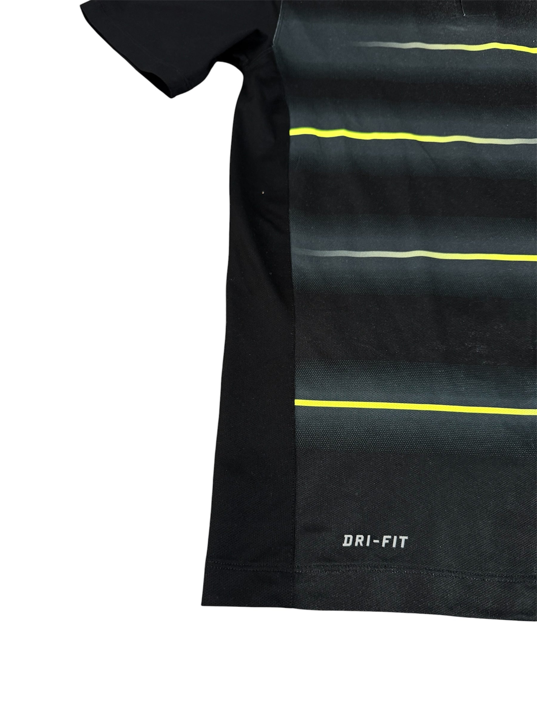 Nike Polo Schwarz/Grün | S